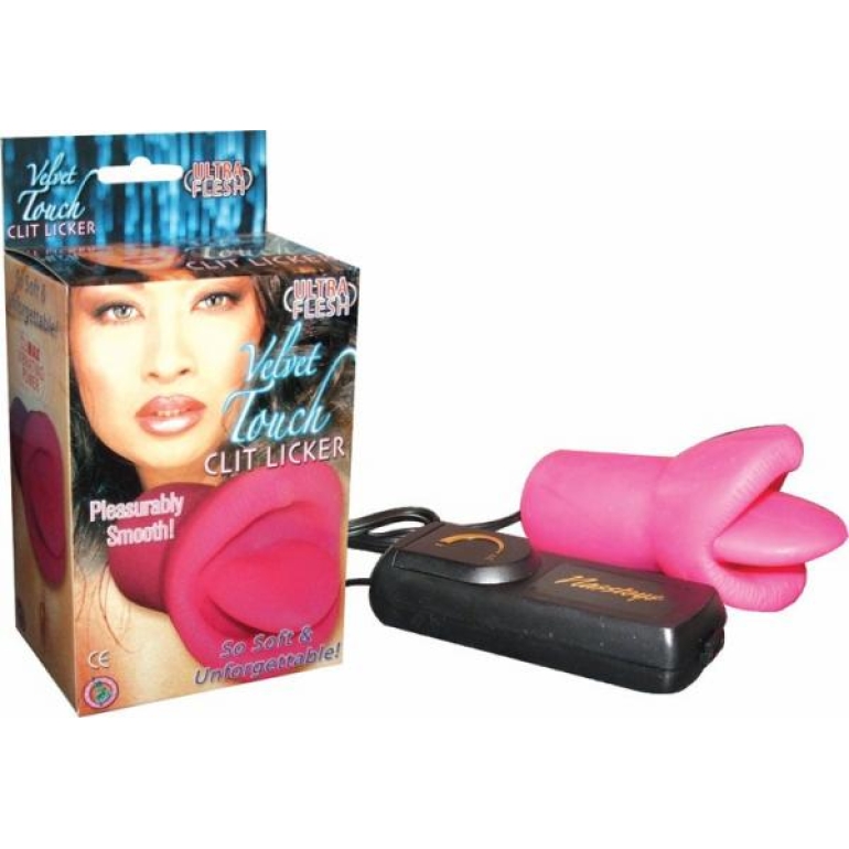 Velvet Touch Clit Licker Vibrating - Hot Pink