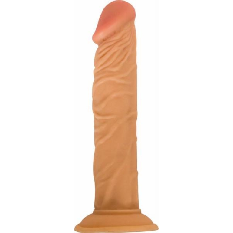 All American Whopper 7 inches Vibrating Dildo Beige