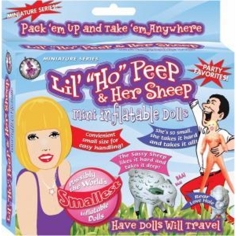 Lil Ho Peep And Her Sheep Mini Inflatable Doll  Beige