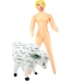 Lil Ho Peep And Her Sheep Mini Inflatable Doll  Beige