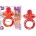 Clit Buddy 2 Rockin Rabbit Penis Ring Red