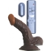 All American Whopper 5 inches Vibrating Dildo, Balls Brown