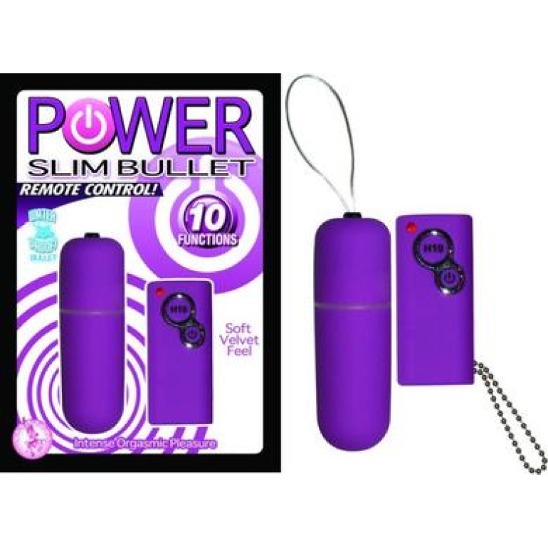 Power Slim Bullet Remote Control Purple