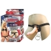 All American Whoppers 6.5in Dong With Universal Harness Beige