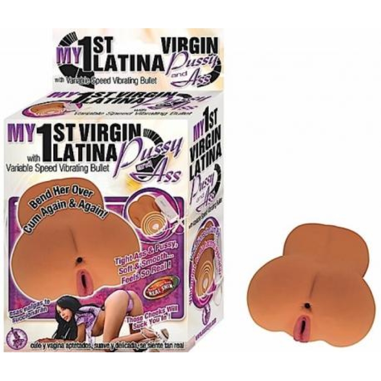My First Virgin Latina Pussy And Ass Masturbator Tan