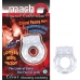 Macho Crystal Penisring Clear Vibrating