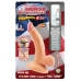 Mini Whoppers Vibrating Dong With Balls 4 inches Beige