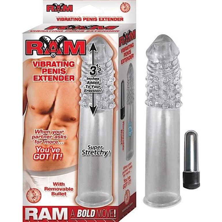 Vibrating Penis Extender Clear