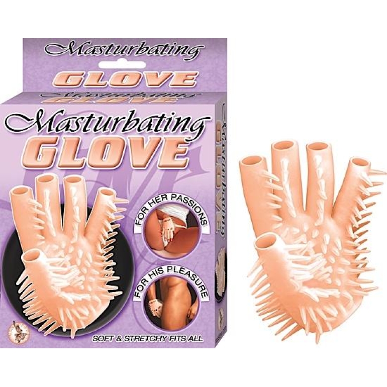 Masturbating Glove Flesh Beige