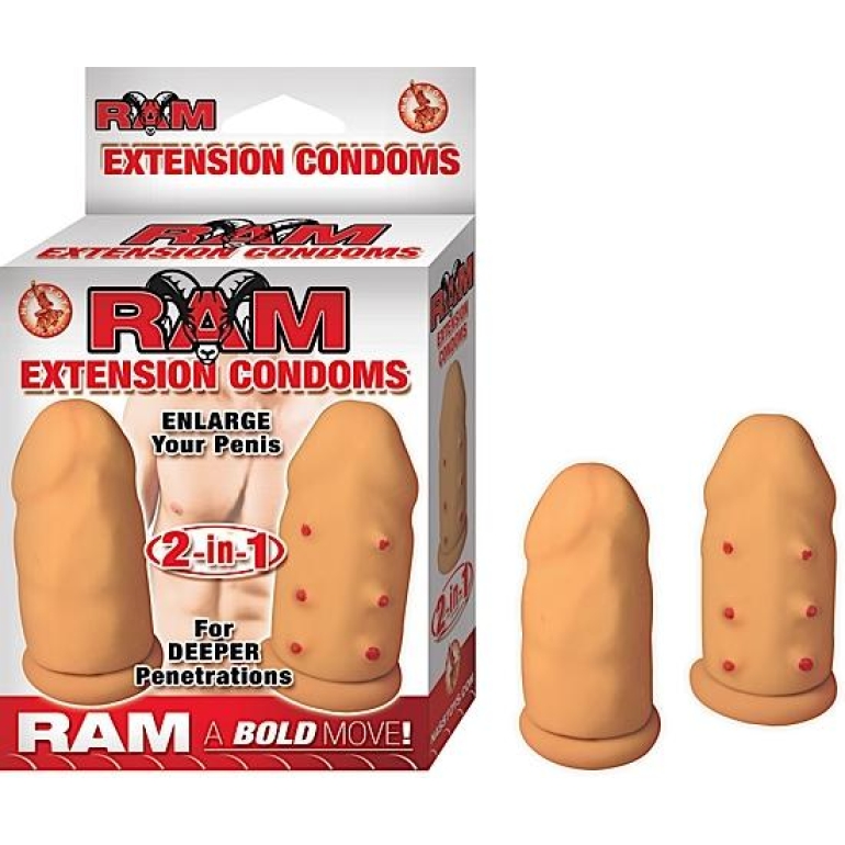 Ram Extension Condoms Beige