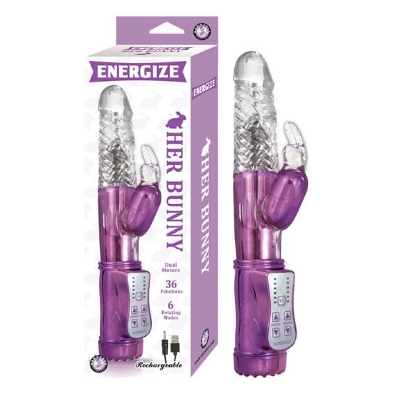 Energize Her Bunny 1 Purple Rabbit Vibrator