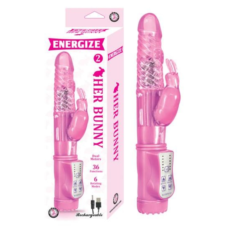 Energize Her Bunny 2 Pink Rabbit Vibrator