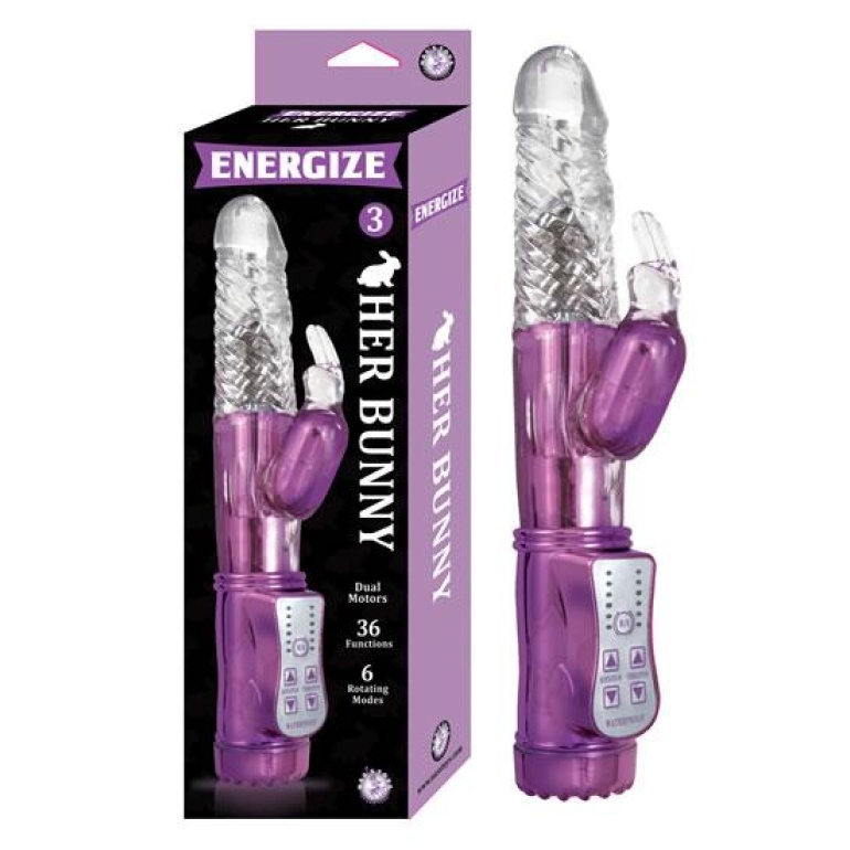 Energize Her Bunny 3 Purple Rabbit Vibrator