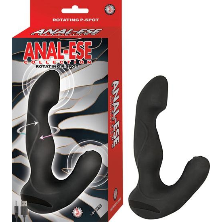 Anal Ese Rotating P-Spot Vibe Black