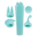 Intense Clit Teaser Kit Blue Mini Massager with 4 Heads