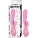 Vibes Of New York Ribbed Suction Massager Pink