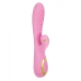 Vibes Of New York Ribbed Suction Massager Pink