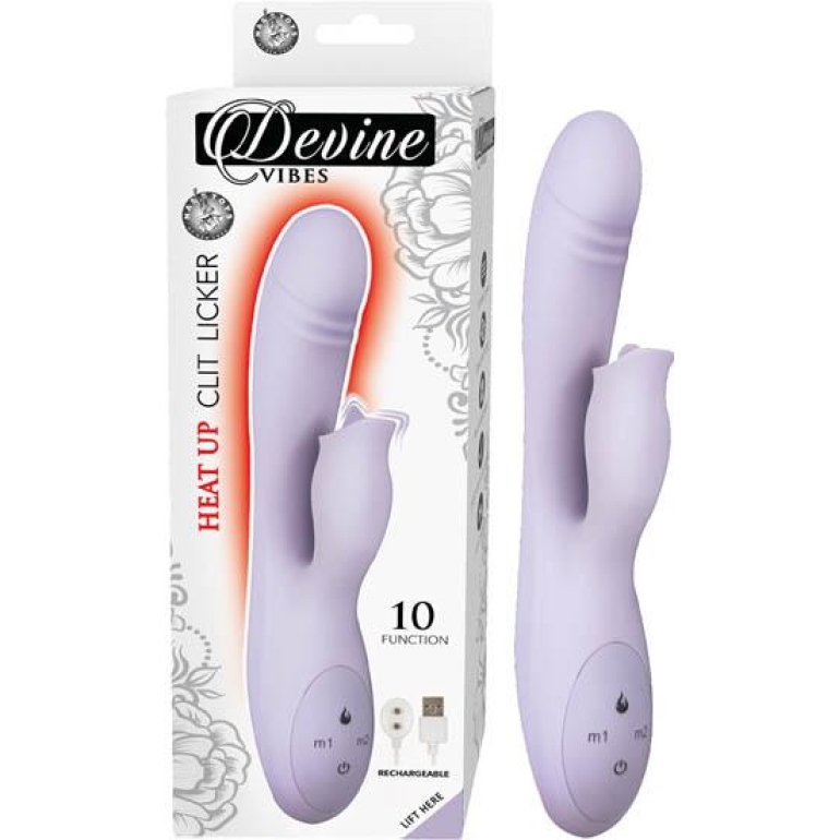 Devine Vibes Heat Up Clit Licker Lavender