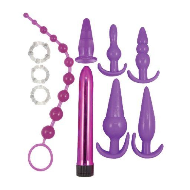 Purple Elite Collection Anal Play Kit Purple