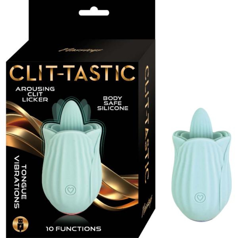 Clit-tastic Arousing Clit Licker Aqua Teal
