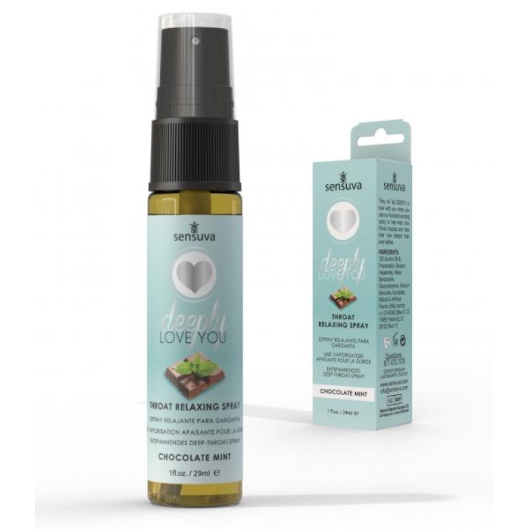Deeply Love You Throat Spray Relaxing Chocolate Mint 1 Fl Oz