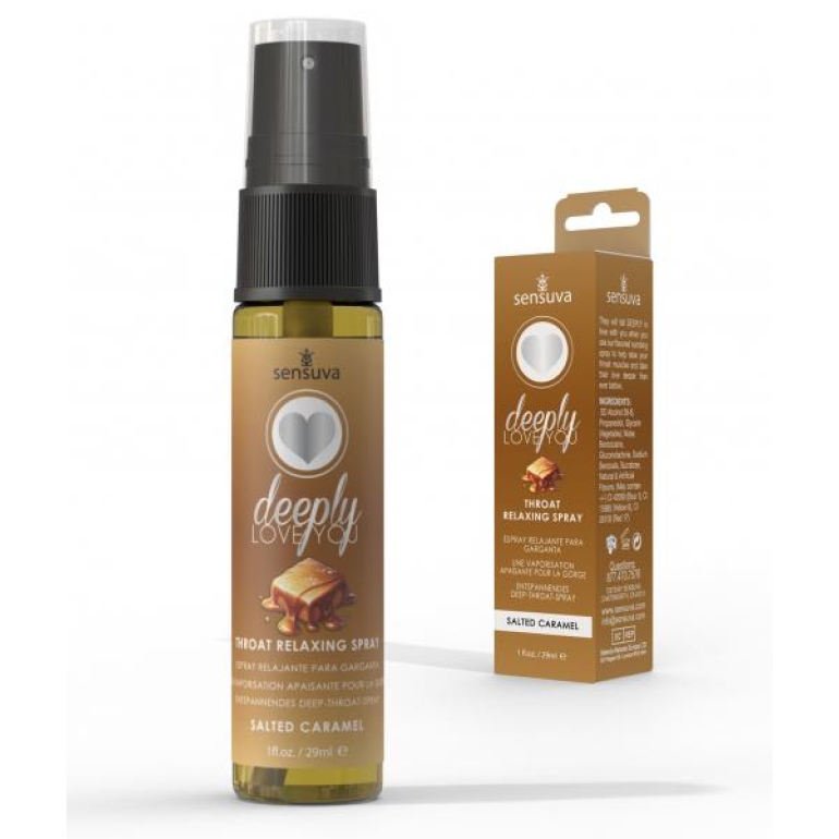 Deeply Love You Throat Spray Relaxing Salted Caramel 1 Fl Oz