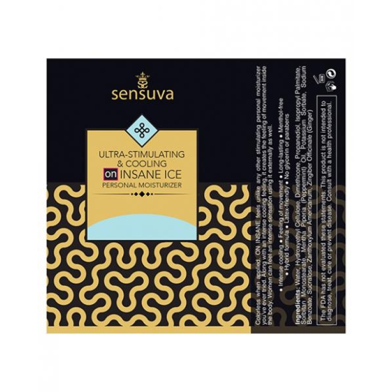 Sensuva Ultra Stimulating On Insane Ice Personal Moisturizer 1.93oz