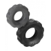 Hunkyjunk Cog 2-size C-ring Tar/stone (net) Smoke