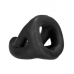 Hunkyjunk Slingshot 3 Ring Teardrop Tar Black