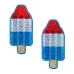 Pastease Red White & Blue Ice Pop Glitter Multi-Color