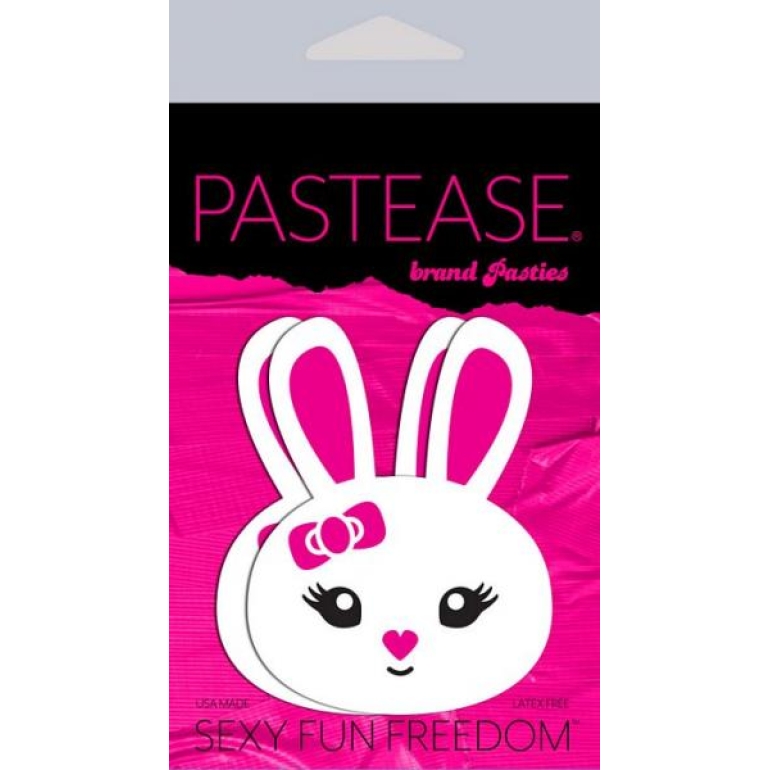 Pastease Bunny White Pasties One Size Fits Most