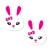 Pastease Bunny White Pasties One Size Fits Most