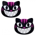 Pastease Black & Pink Cheshire Kitty Cat Pasties One Size Fits Most