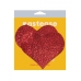 Pastease Heart Glitter Red Fuller Coverage