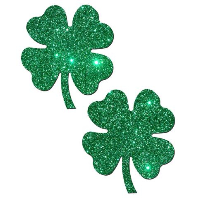 Four Leaf Clover Shamrock Green Pasties O/S One Size Fits Most