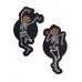 Pastease Dancing Skeletons W/ Pumpkin Heads Multi-Color