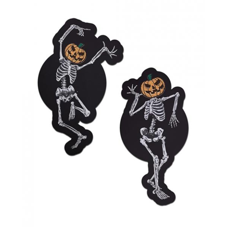 Pastease Dancing Skeletons W/ Pumpkin Heads Multi-Color