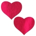 Pastease Liquid Red Heart Nipple Pasties  One Size Fits Most