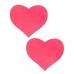 Heart Neon Pink Pasties O/S One Size Fits Most