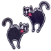 Pastease Scaredy Cat Hissing Kitty Purple