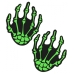 Pastease Neon Green Skeleton Hands