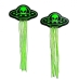 Pastease Ufo Alien Tassels Glow In The Dark Green