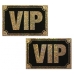 Pastease Vip Gold Glitter On Liquid Black Nipple Pasties