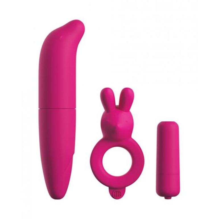 Classix Couples Vibrating Starter Kit - Pink