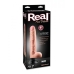 Real Feel Deluxe No 7 Wallbanger Vibrating Dildo Waterproof - Beige