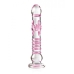 Icicles No 06 Glass Wand Pink