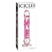 Icicles No 06 Glass Wand Pink