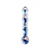 Icicles No 8 Clear Blue Glass Massager