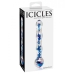 Icicles No 8 Clear Blue Glass Massager