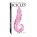 Icicles No 24 Glass Dong 6 Inches - Pink